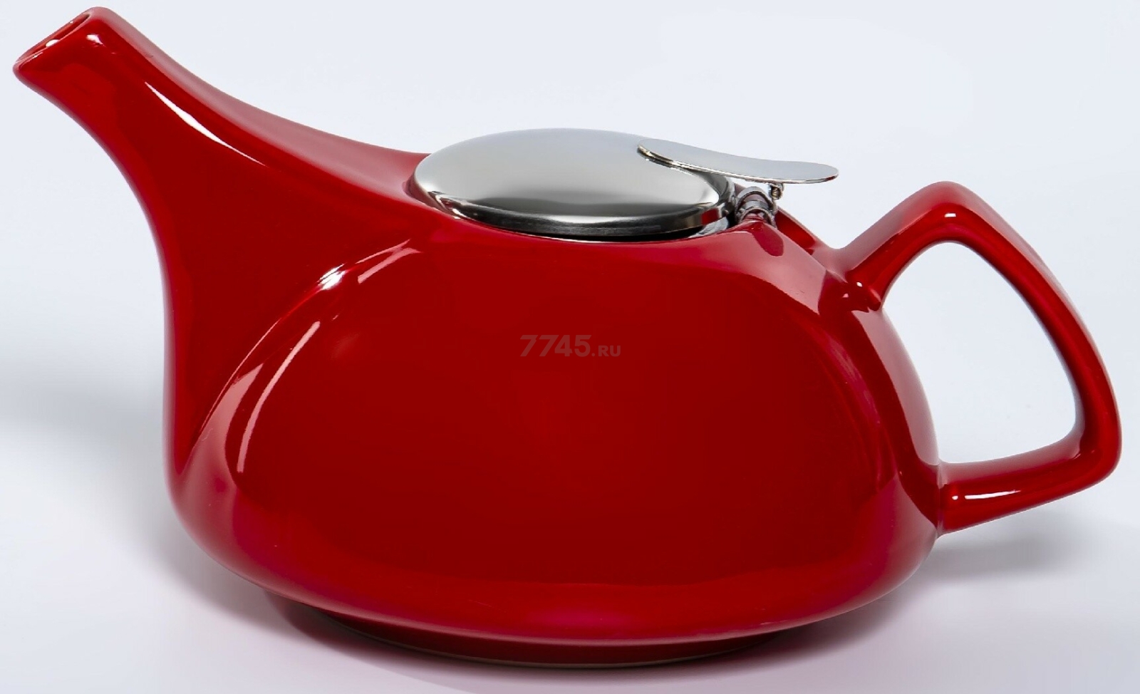 Заварочный чайник керамический ELRINGTON Феличита Глазурь Red 0,9 л (4660087532175) - Фото 3